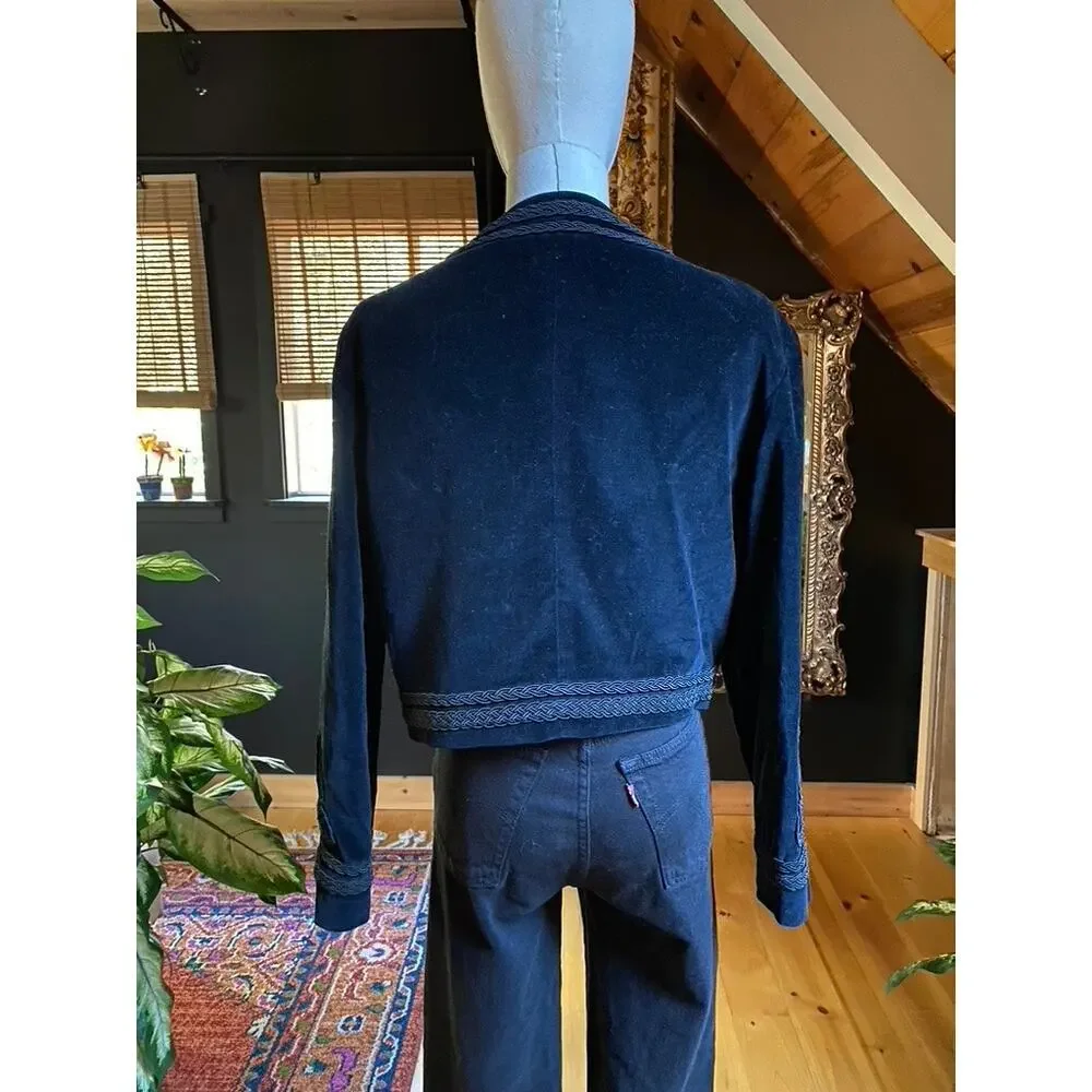 Vintage Jacket Bow Velvet